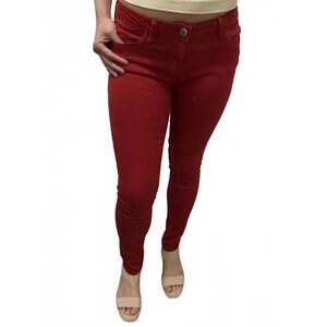 ZARA BASIC DEPT Z1975 Denim in Cherry Red (US 4)